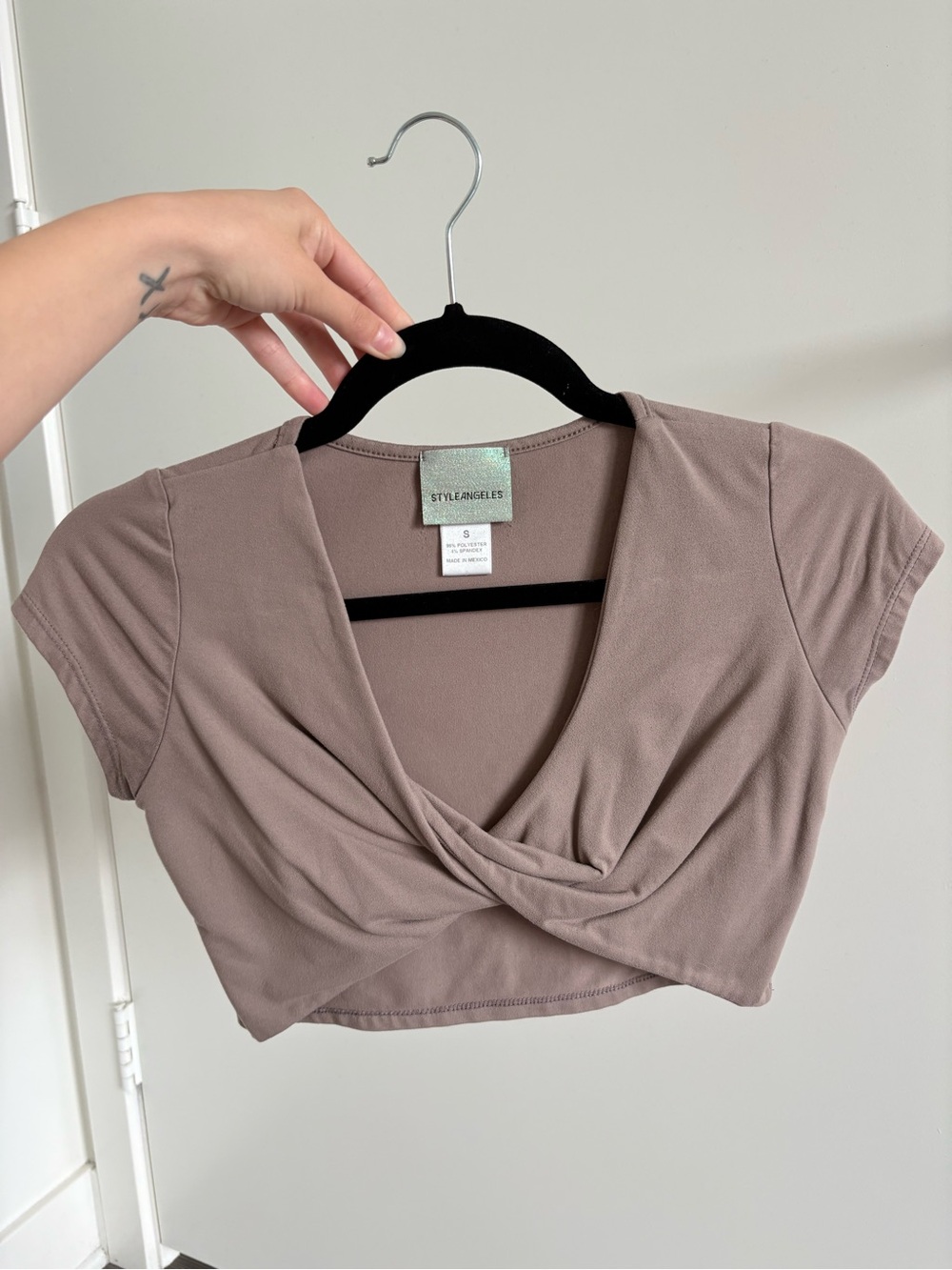 Twist-Front Crop Top